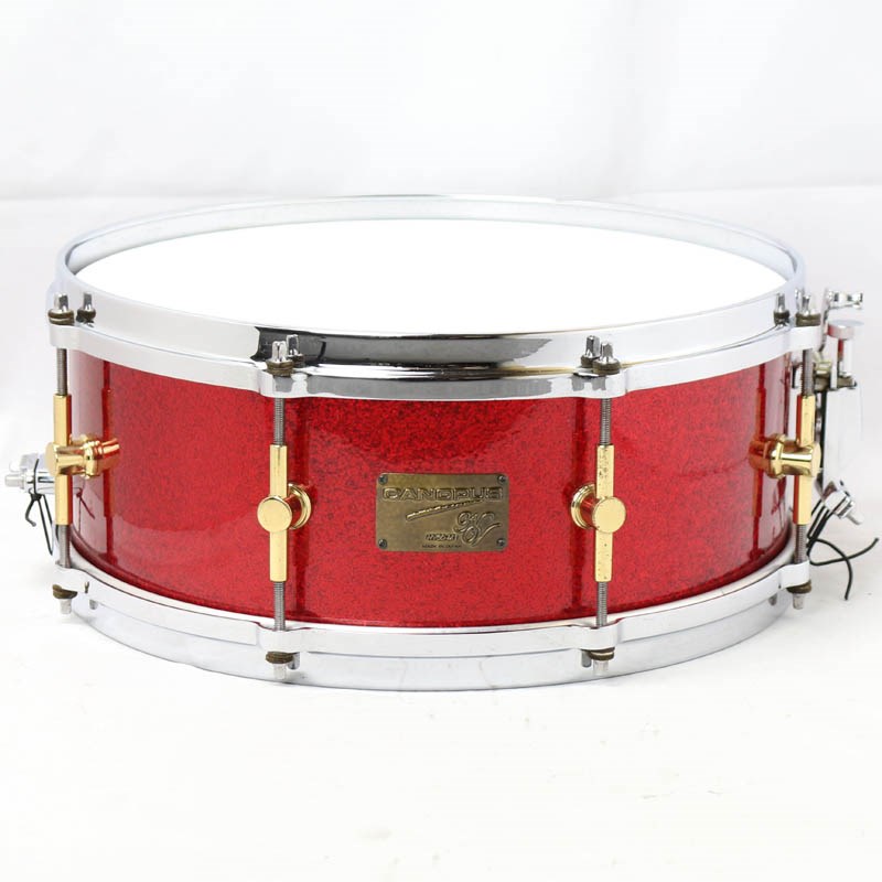 CANOPUS Neo-Vintage G60 Snare Drum 14×5.5 - Red Sparkle NV60M1S-1455の画像